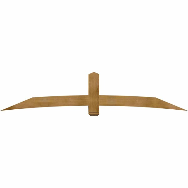 Ekena Millwork Bellingham Rough Sawn Timber Gable Bracket, Western Red Cedar, 108"W x 22"H x 6"D x 6"F, 5/12 Pitch GBW108X22X0606BEL00RWR - main